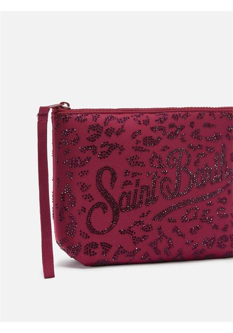 Pochette con strass SAINT BARTH | ALI0032 ALINE STRASS00269L STRASS LEOPARD 45